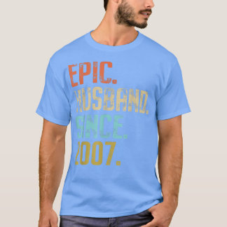 Camiseta Aniversário De Casamento De 14 Para Ele Epic Husba