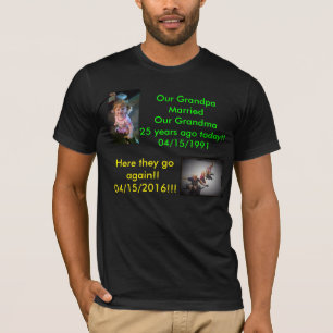 Camiseta Aniversário de Casamento de 25