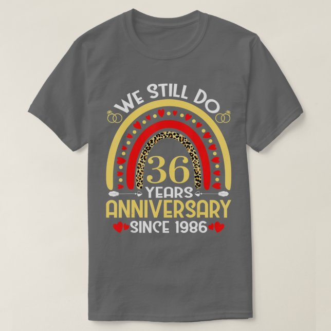 Camiseta Aniversário De Casamento De 30 Ainda Fazemos 30 An (Frente do Design)