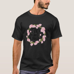 Camiseta Aniversário de Casamento de 30 para Ele Seus 30 An