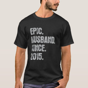Camiseta Aniversário De Casamento De 7 Desde Que Ele É Epic