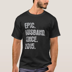 Camiseta Aniversário De Casamento De 7 Desde Que Ele É Epic