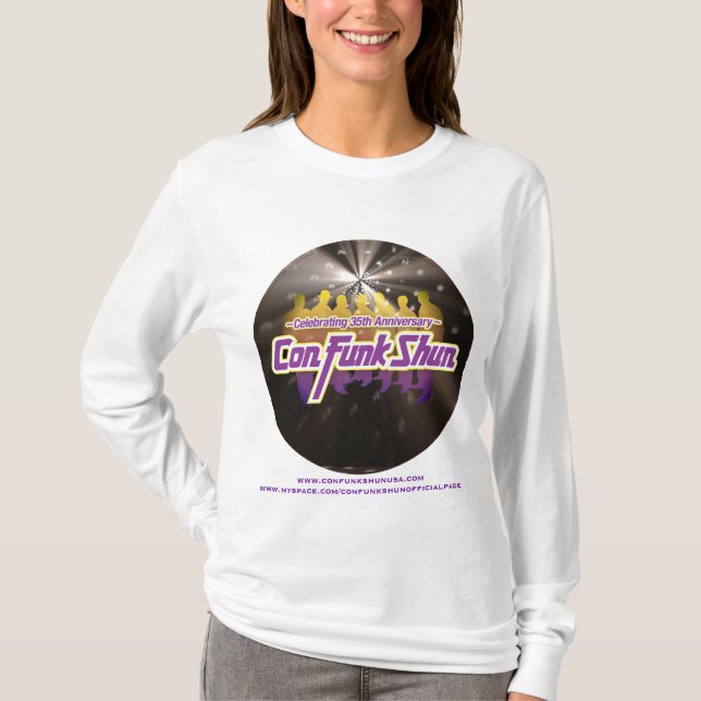 Camiseta Aniversário de ConFunkShun (Frente)