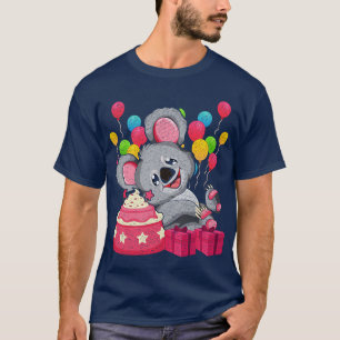 Camiseta Aniversário de criança Balloon Funny Koala
