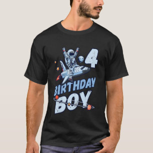 Camiseta Aniversário de criança De Planetas Astronautas De