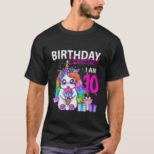 Camiseta aniversário de criança Docinho (10º Tema Do Uni