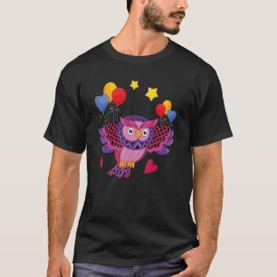 Camiseta Aniversário de criança Florestal de aves de capoei