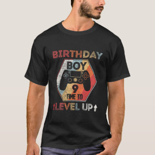 Camiseta Aniversário de criança Garoto 9 Hora De Alinhar 9