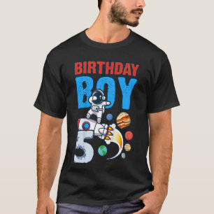 Camiseta Aniversário de criança Menino 5 Anos De Idade Dabi