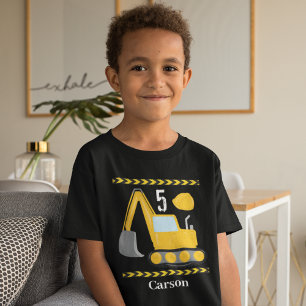 Camiseta Aniversário de criança Personalizado de Veículo