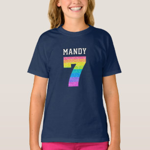 Camiseta Aniversário de criança Rainbow Party