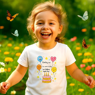 Camiseta Aniversário de criança T-Shirt - Design de texto p