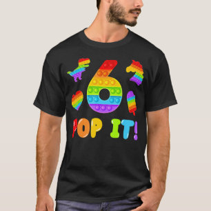 Camiseta Aniversário de criança Unicorn 6 tenho 6 anos