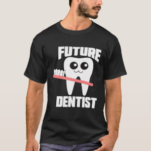 Camiseta Aniversário De Dentista Futuro Para Estudantes De