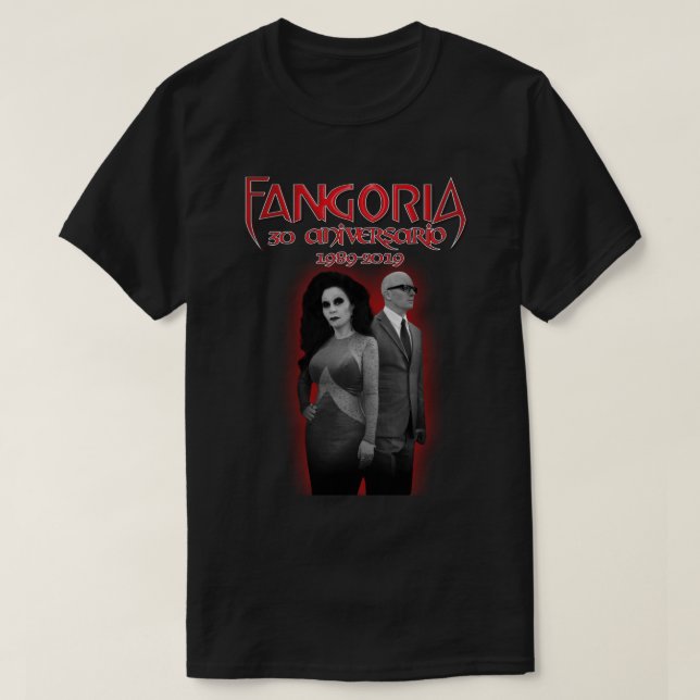 Camiseta Aniversário de Fangoria 30 2019 (Frente do Design)