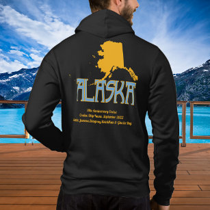 Camiseta Aniversário de Férias do Cruise da Família Alaska