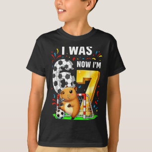 Camiseta Aniversário de Futebol do Capivara Eu Tinha 6 Anos