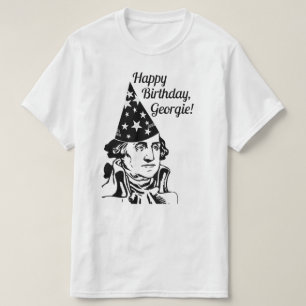 Camiseta Aniversário de George Washington