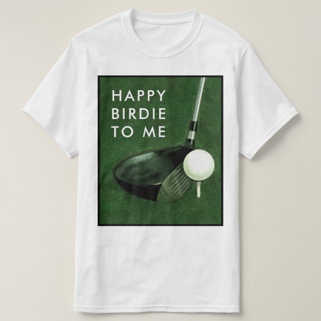 Camiseta Aniversário de Golfe (Frente do Design)
