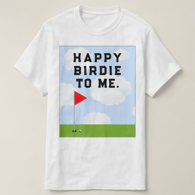 Camiseta Aniversário de Golfe (Frente do Design)