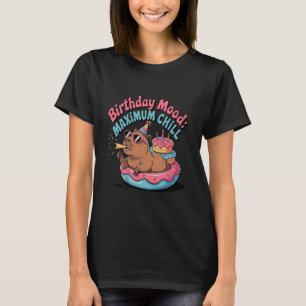 Camiseta Aniversário de Humor Máximo de Calafrios Capybara