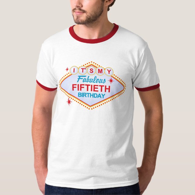 Camiseta Aniversário de Las Vegas 50th (Frente)