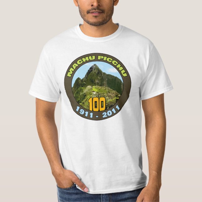 Camiseta Aniversário de Machu Picchu 100th (Frente)