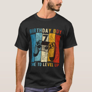 Camiseta Aniversário de Menino de 7 Anos 7 Hora de Subir de
