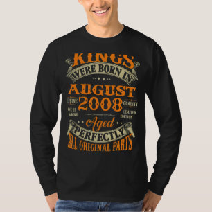 Camiseta Aniversário De Mens 14 Para Nascer De Reis Em Agos