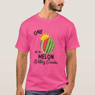 Camiseta Aniversário de Mulheres Melancia Um Em Um Melão An