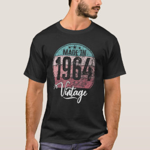 Camiseta Aniversário de nascimento de 1964 aniversário