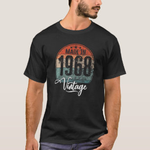 Camiseta Aniversário de nascimento de 1968 aniversário