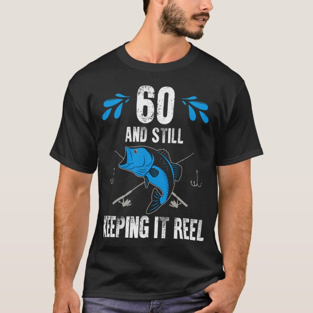 Camiseta Aniversário de Pesca Reel (Frente)