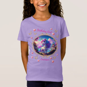 Camiseta Aniversário de Unicórnio Mágico