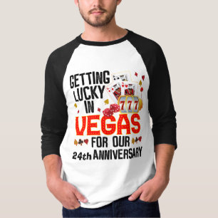Camiseta Aniversário de Vegas Personalizar Viagem de Casal