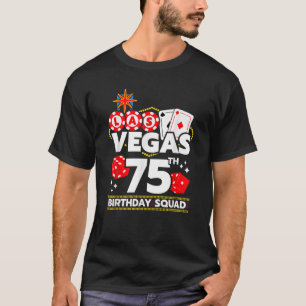 Camiseta Aniversário de Vegas Vegas 75º Aniversário de Vega