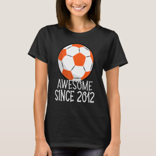 Camiseta Aniversário do 10º Aniversário Jogador de Futebol 
