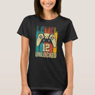 Camiseta Aniversário do 12 de jogador de vídeo desbloqueado