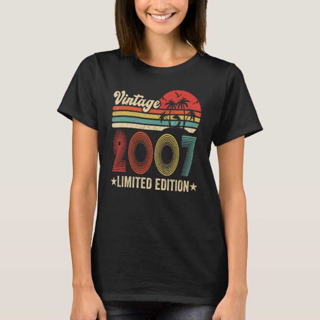 Camiseta Aniversário do 15 Vintage 2007 (Frente)