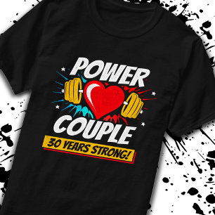 Camiseta Aniversário do 30 do Casal de malhação com 30 anos