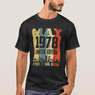 Camiseta Aniversário do 44 de maio de 1978