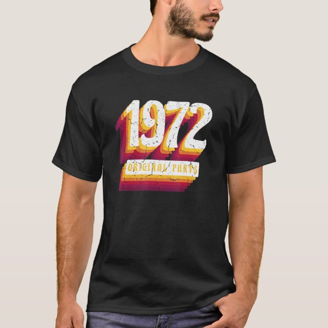 Camiseta Aniversário do 50 de peças originais de 1972 (Frente)