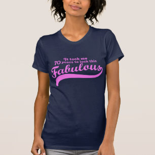 Camiseta aniversário do 70