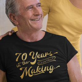 Camiseta Aniversário do 70 nos 70 anos do Fazer