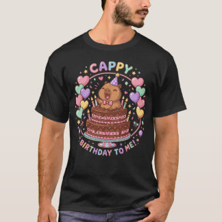 Camiseta Aniversário do Capivara Para Cappy Aniversário Par