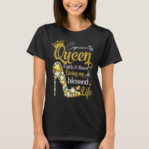 Camiseta Aniversário do Capricórnio Rainha Faith Favor Vive