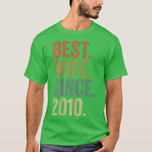 Camiseta Aniversário do Casamento de 12 das Mulheres, Melho