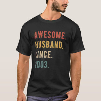 Camiseta Aniversário do Casamento de Mens 20 - Espetacular