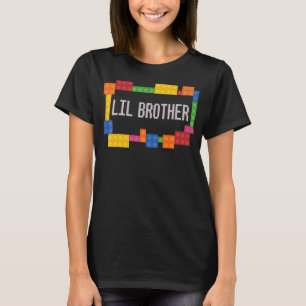 Camiseta Aniversário do Construtor de tijolos Mestre do Lil