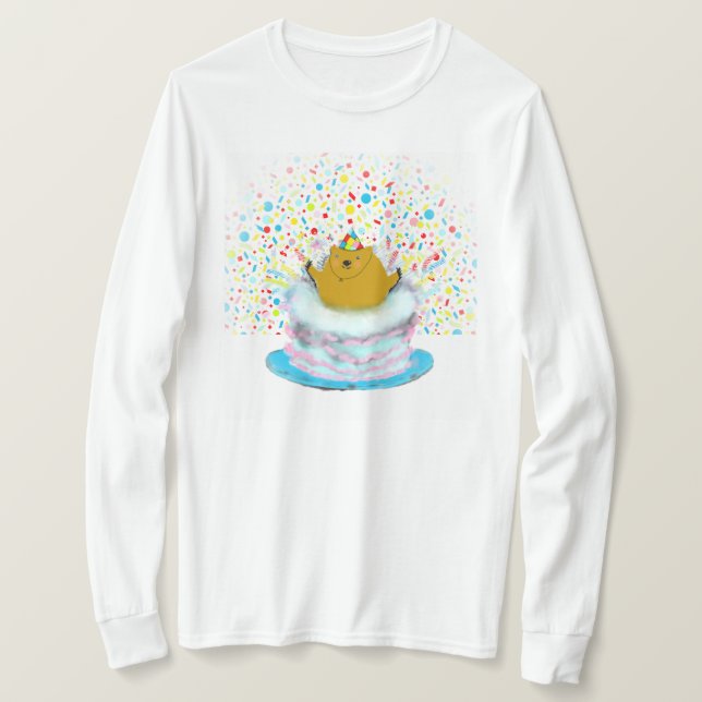 Camiseta Aniversário do Dia da Marmota (Frente do Design)